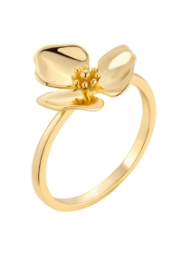 Pierścionek Mini Peony Gold