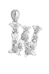 Zawieszka W Blossom Letter Silver
