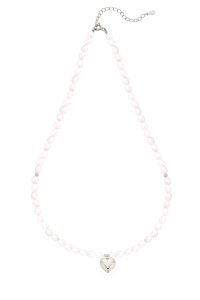 Naszyjnik Pearls Love Silver 