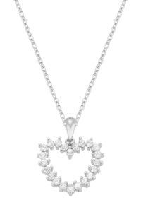 Valentine's Silver Necklace