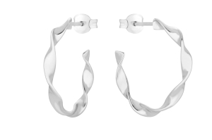 Kolczyki Surf Hoops Silver
