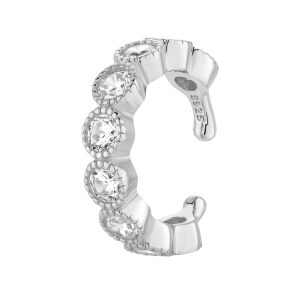 Faux Silver Ear Cuff