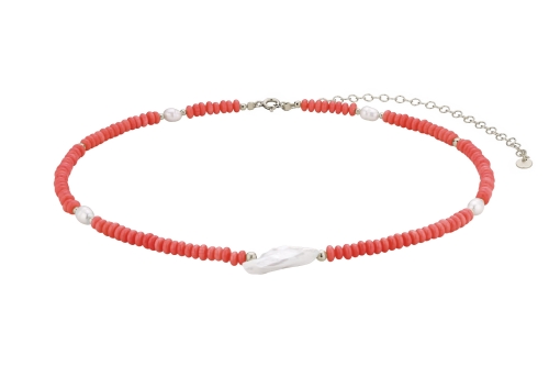 Naszyjnik Peach Silver