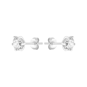 Fires Dots Silver Earrings