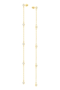 Kolczyki Dangling Gold 