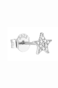 Kolczyk Starburst Silver