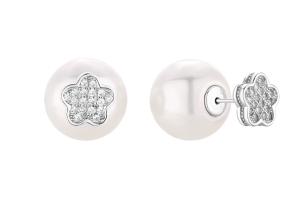 Kolczyki Pearls with Bloom