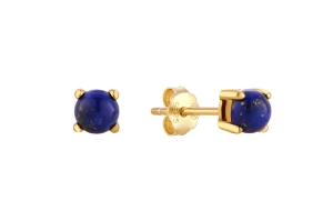 Kolczyki Berry Lapis Gold