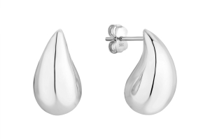 Kolczyki Kropelki Droppy Silver
