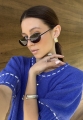 Bransoletka sztywna w paseczki w stylu Hailey