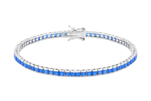 Bransoletka Tennis Sky Silver