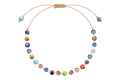 Bransoletka z kuleczek millefiori murano