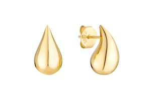 Kolczyki Mini Kropelki Droppy Gold