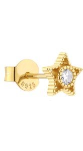 Kolczyk Mesh Stars Gold