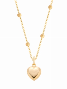 Dots Love Mini Necklace (14k Gold)