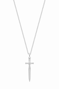 Naszyjnik Glaive Cross Silver