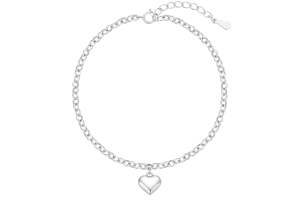 Bransoletka Wildness z sercem Silver