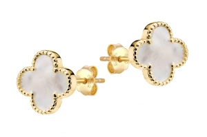 Kolczyki Clover White Gold