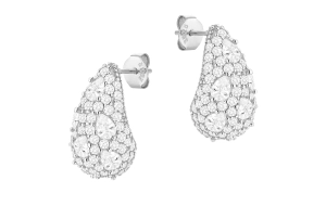Kolczyki krople z cyrkoniami Finesse Silver