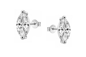 Kolczyki Marquise Silver