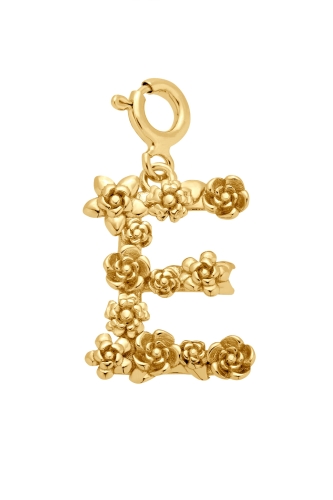 Zawieszka Letter Charms E Gold