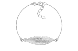 Bransoletka Feather Silver