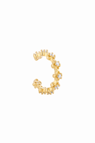 Nausznica Floweret Gold