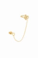 Nausznica Bellis Chained Gold