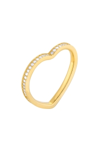 Pierścionek Heart Shaped Gold