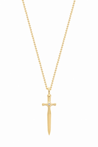 Naszyjnik Glaive Cross Gold