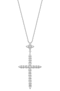 Naszyjnik Imperial Crosses Silver