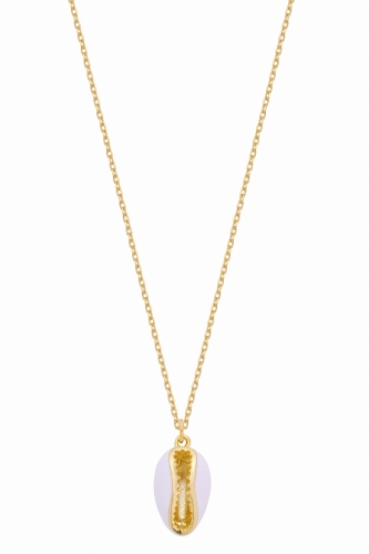 Naszyjnik White Shell Gold