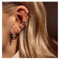 Kolczyki Mini Spiral Hoops Gold