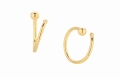 Kolczyki Mini Spiral Hoops Gold