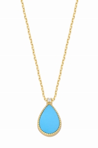 Naszyjnik Turquise Gold (złoto próby 585)