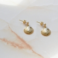 Kolczyki Shell Studs Gold