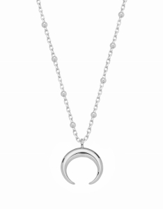 Naszyjnik Beaded Horn Silver