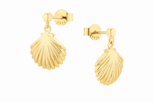Kolczyki Shell Studs Gold