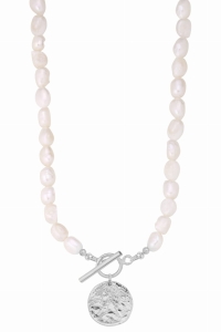 Naszyjnik Pearls with Coin Silver