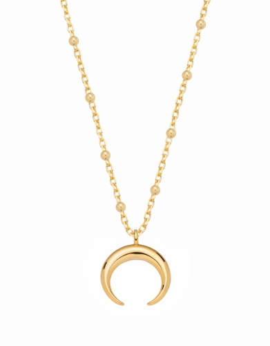Naszyjnik Beaded Horn Gold