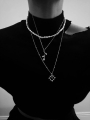 Choker Charming Pearls Silver