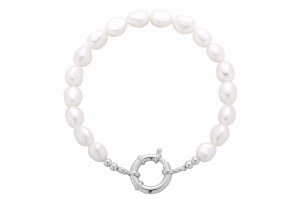 Bransoletka Pearls Locket Silver