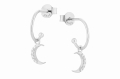Kolczyki Tiny Moon Silver