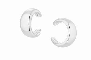 Nausznica Wide Band Silver