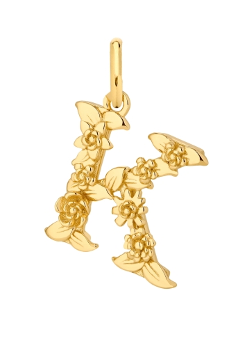 Zawieszka K Blossom Letter Gold