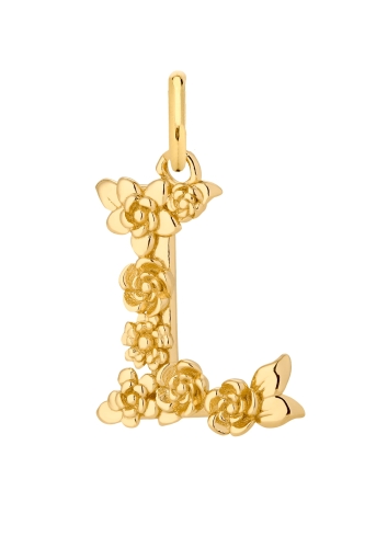 Zawieszka L Blossom Letter Gold