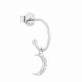 Kolczyki Tiny Moon Silver
