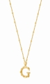 Naszyjnik G Blossom Letter Gold