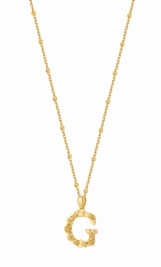 Naszyjnik G Blossom Letter Gold  