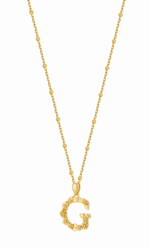 Naszyjnik G Blossom Letter Gold
